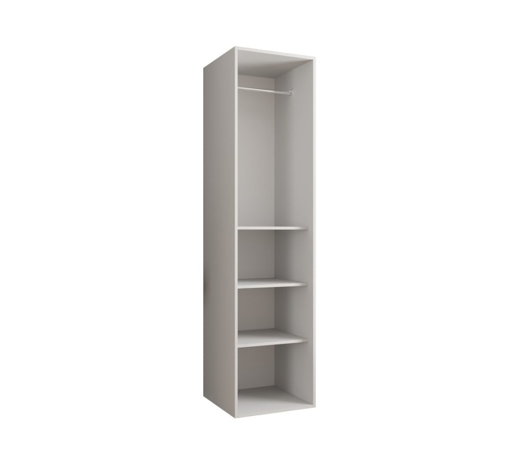 Szafa Modułowa Eden 50 cm Biała – PUSH CLICK i Cichy Domyk
