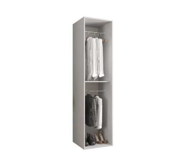 Szafa Modułowa Eden 50 cm Biała – PUSH CLICK i Cichy Domyk