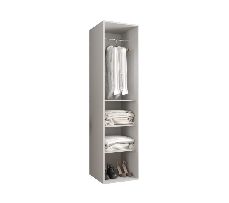 Szafa Modułowa Eden 50 cm Biała – PUSH CLICK i Cichy Domyk