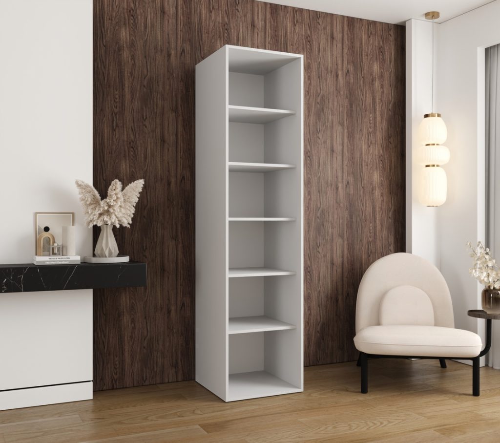 Szafa Modułowa Eden 50 cm Biała – PUSH CLICK i Cichy Domyk