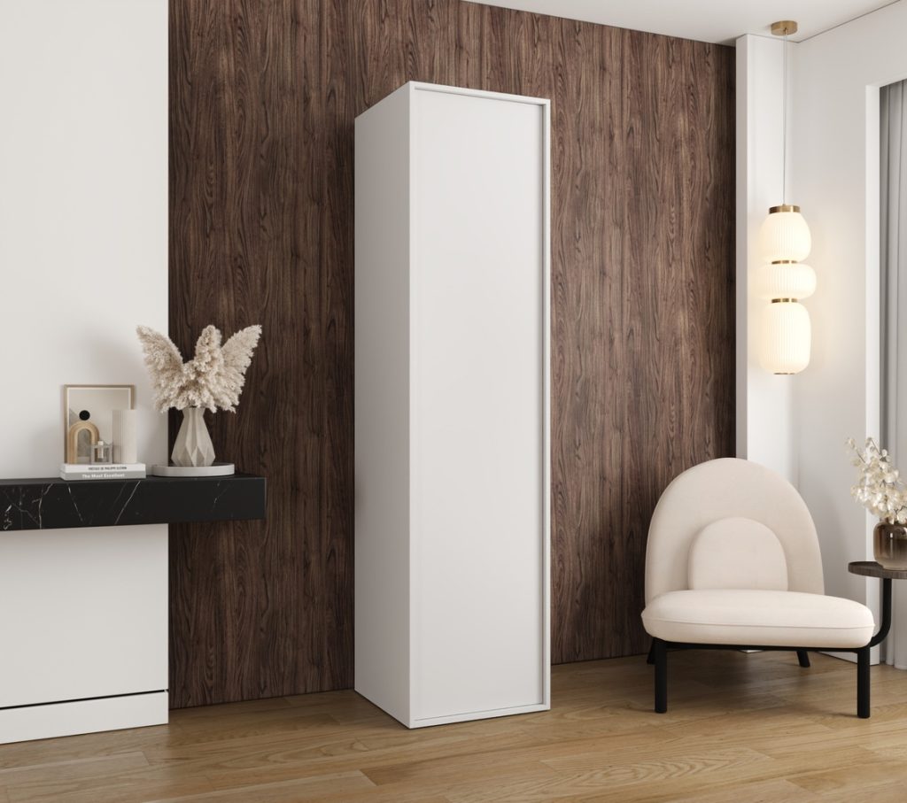 Szafa Modułowa Eden 50 cm Biała – PUSH CLICK i Cichy Domyk