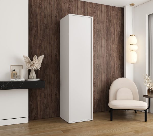 Szafa Modułowa Eden 50 cm Biała – PUSH CLICK i Cichy Domyk