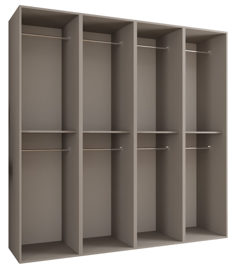 Szafa Modułowa Eden 200 cm Kaszmir – PUSH CLICK i Cichy Domyk