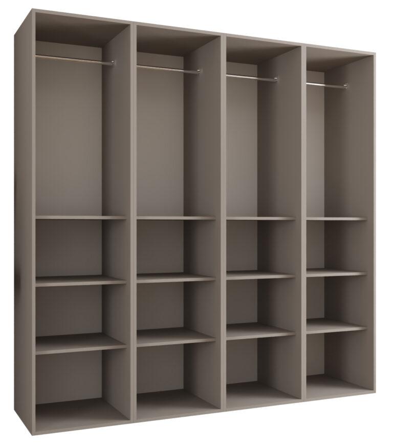Szafa Modułowa Eden 200 cm Kaszmir – PUSH CLICK i Cichy Domyk