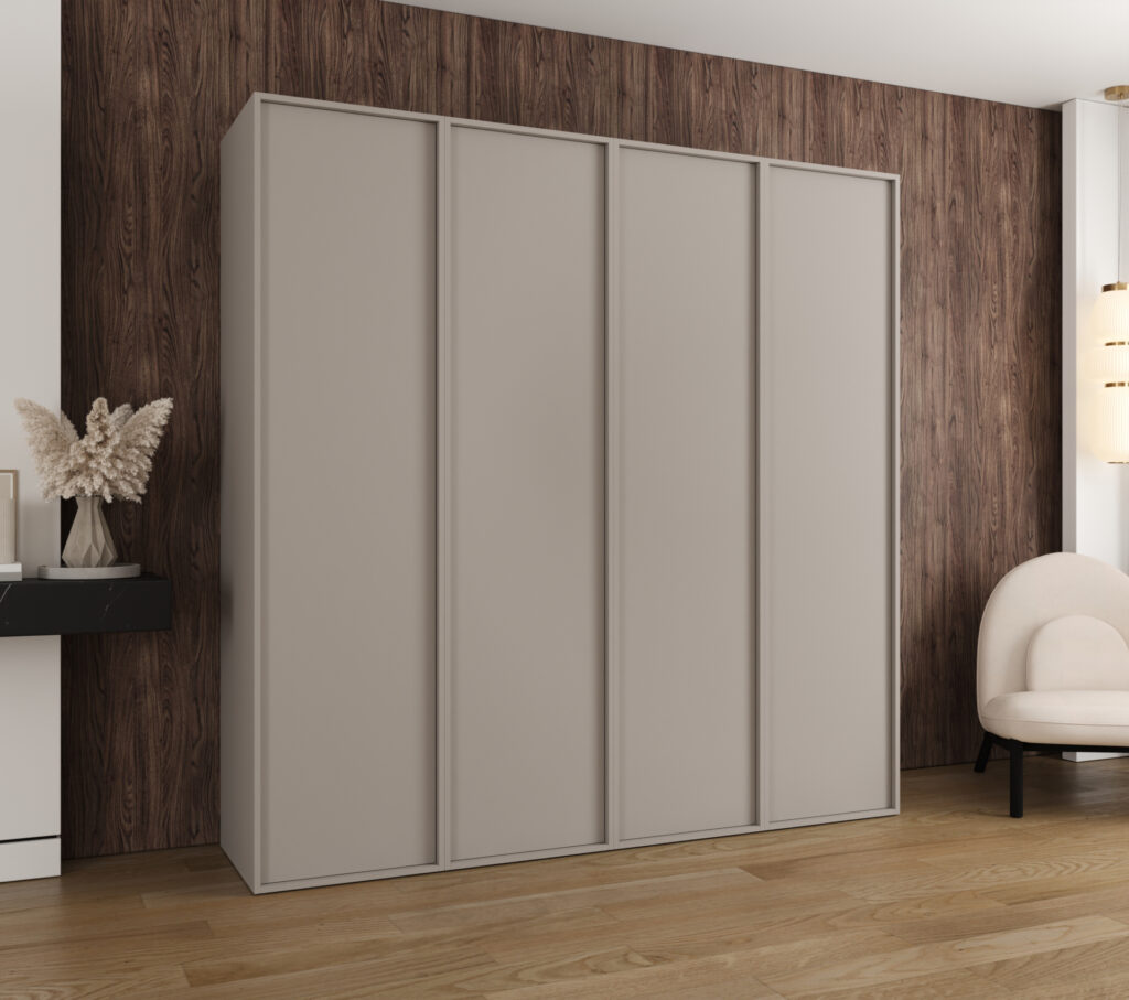 Szafa Modułowa Eden 200 cm Kaszmir – PUSH CLICK i Cichy Domyk