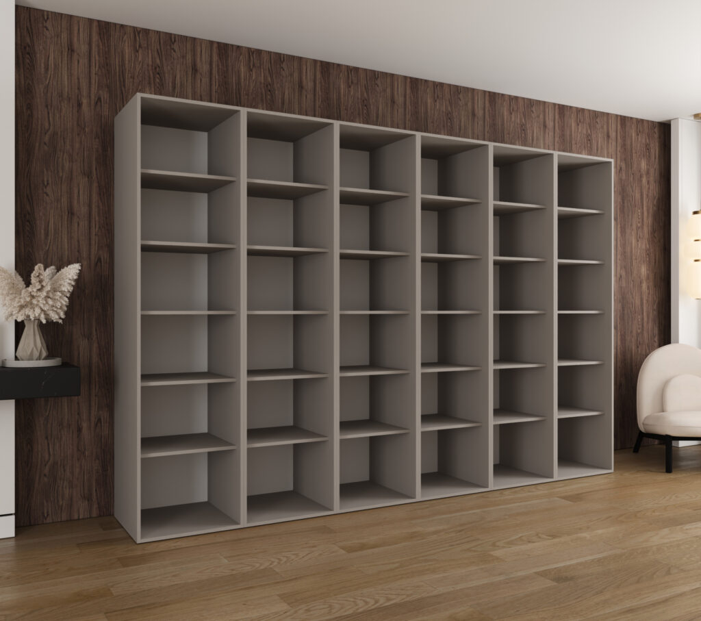 Szafa Modułowa Eden 300 cm Kaszmir – PUSH CLICK i Cichy Domyk