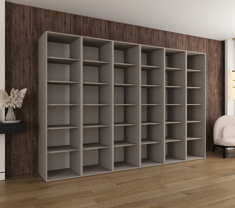 Szafa Modułowa Eden 300 cm Kaszmir – PUSH CLICK i Cichy Domyk